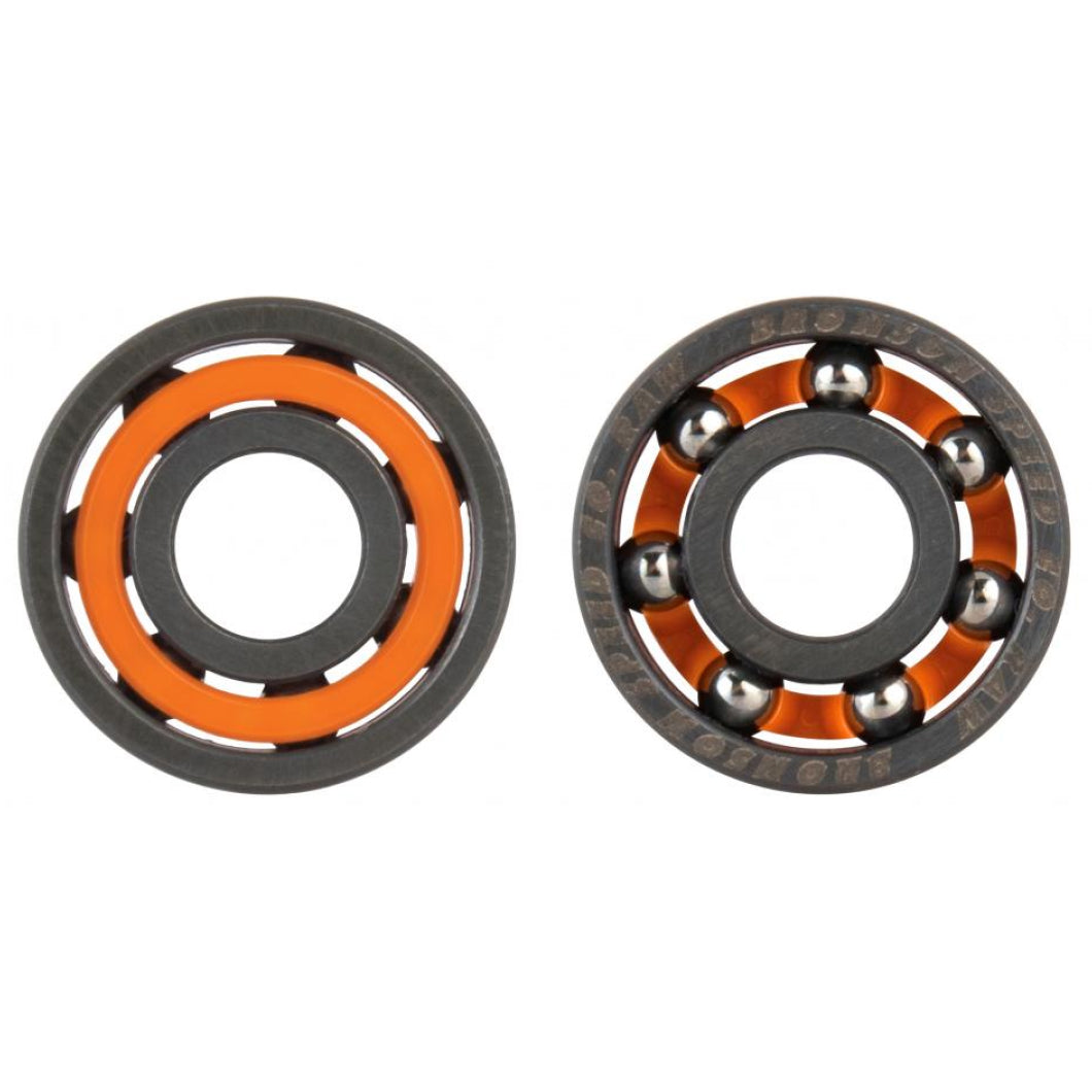 Bronson Speed Co. Bearings (UK) Raw (Pack of 8) 8 MM