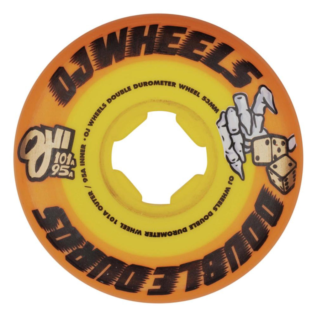 OJ Wheels (UK) Double Duro Mini Combo 101a/95 Orange/Yellow 53 MM