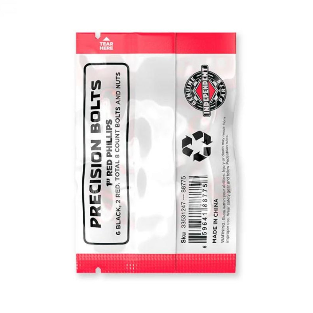 Indy Bolts (UK) Phillips (Pk 8) Black/Red