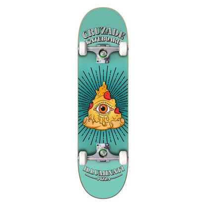 Cruzade Illuminaty Pizza 8.25'' Complete Skateboard