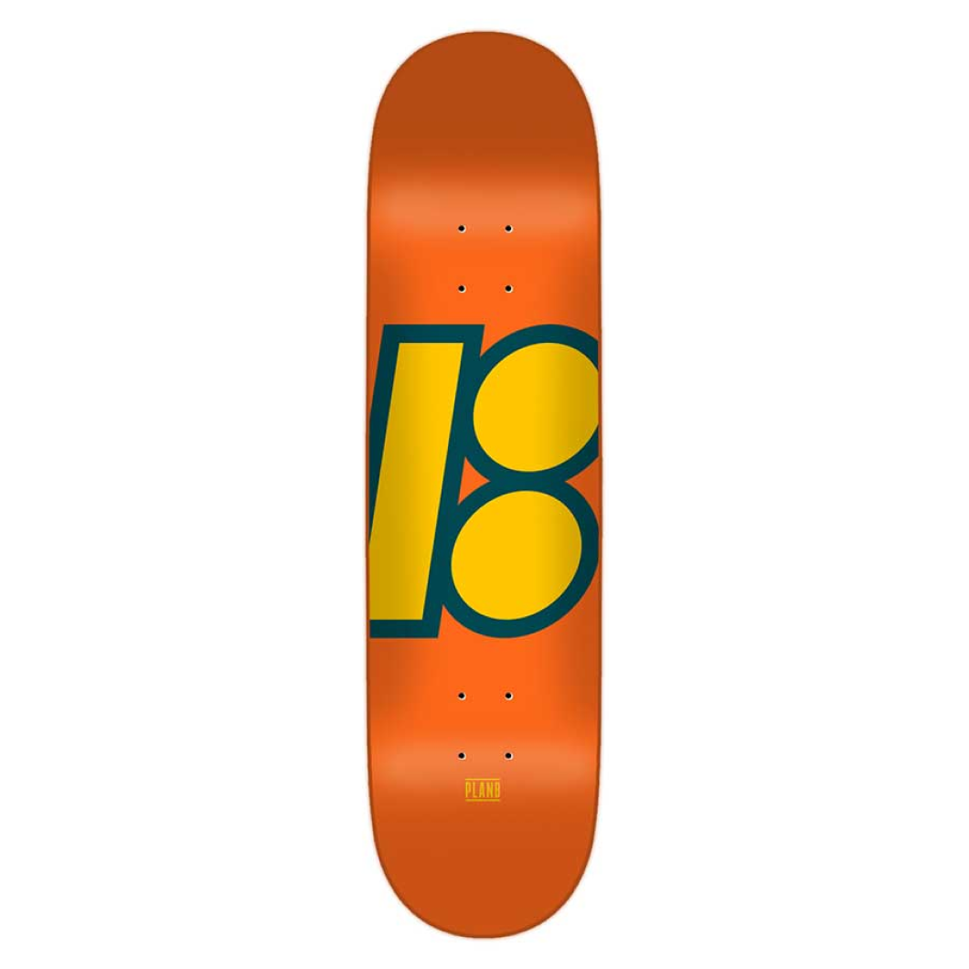 Plan B Full Dipper Shifted Orange 8.375'' Skateboard