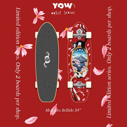 Yow X Mercedes Bellido 34'' Artist Series Complete Surfskate