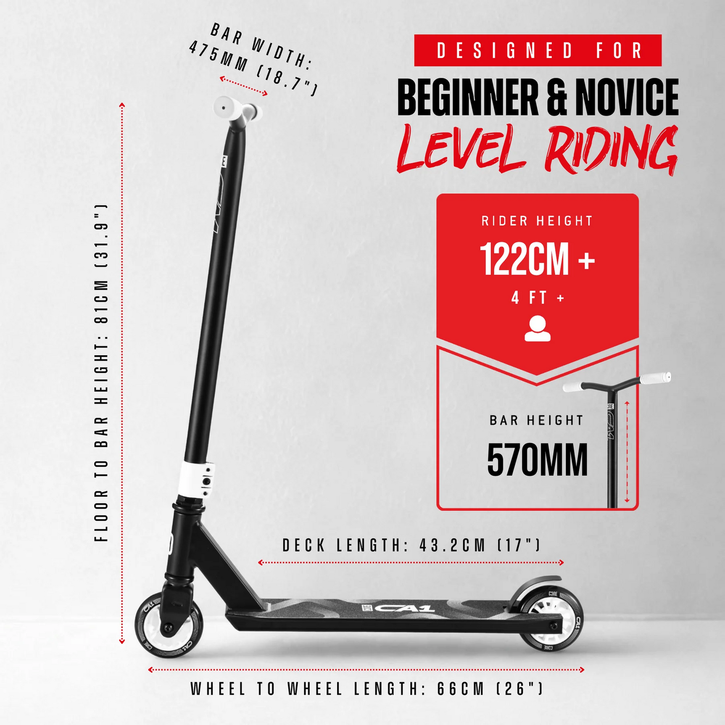 CORE CA1 Stunt Scooter - Blue