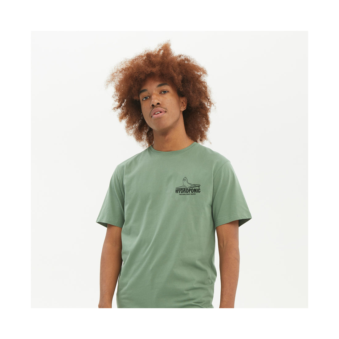 T-SHIRT SEAL HEDGE GREEN