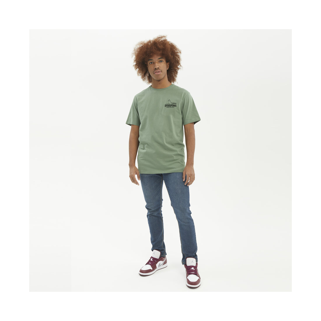 T-SHIRT SEAL HEDGE GREEN