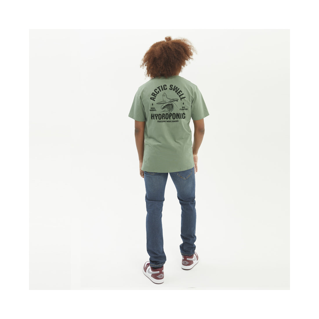 T-SHIRT SEAL HEDGE GREEN