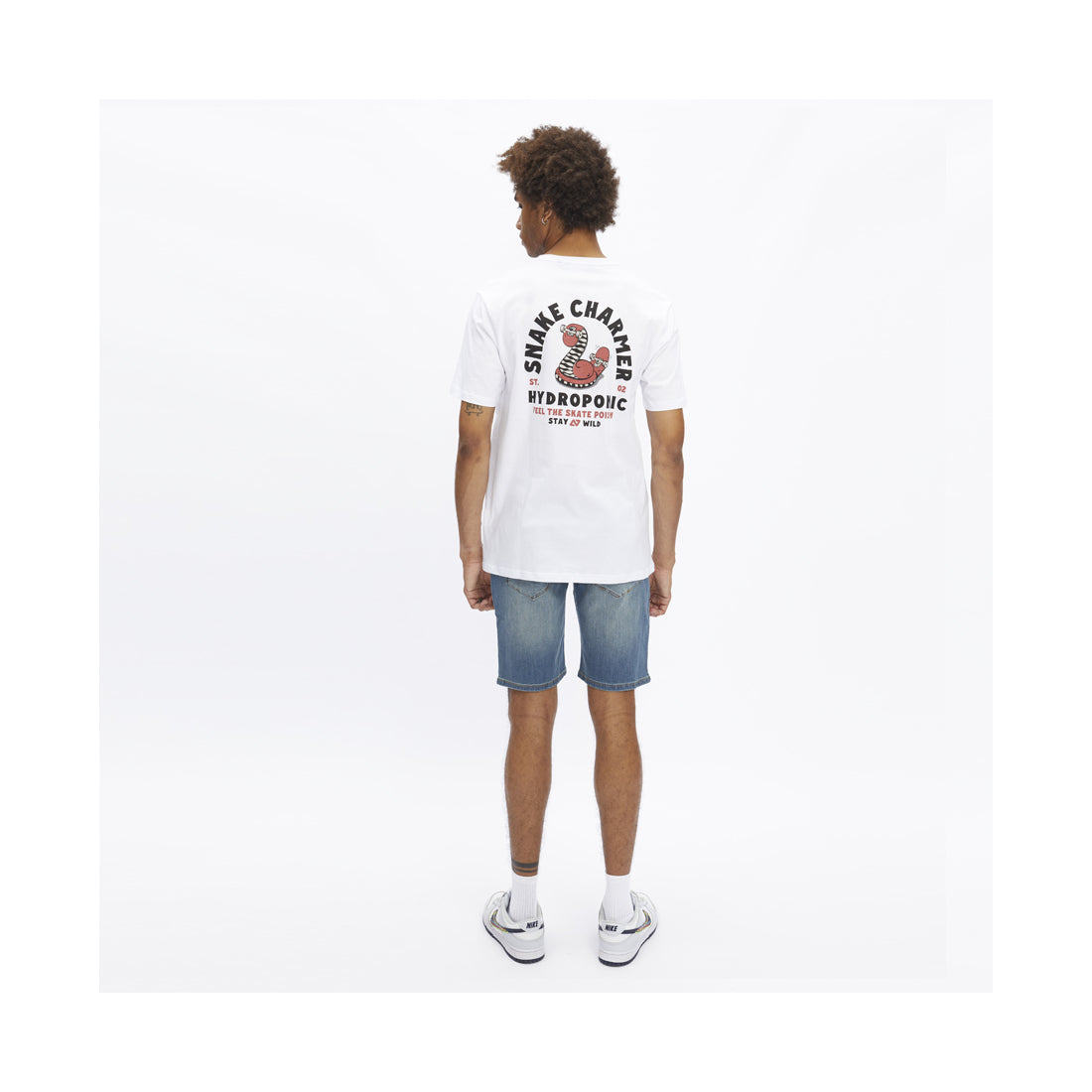 T-SHIRT SNAKE WHITE