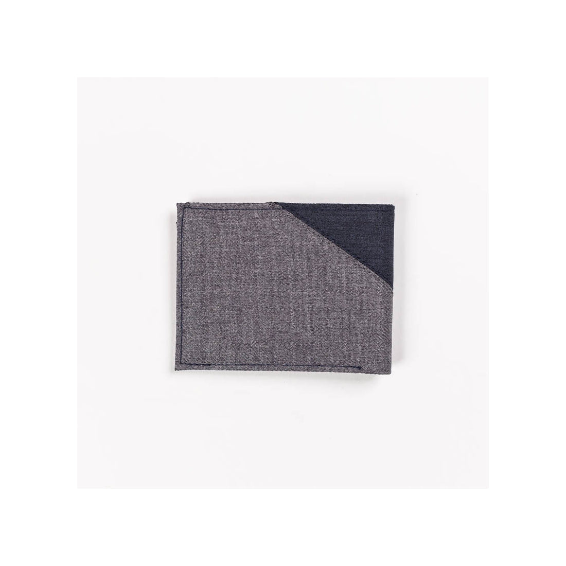 WALLET BG CANOGA PATCH BLACK RIPSTOP / BRUSHED GREY