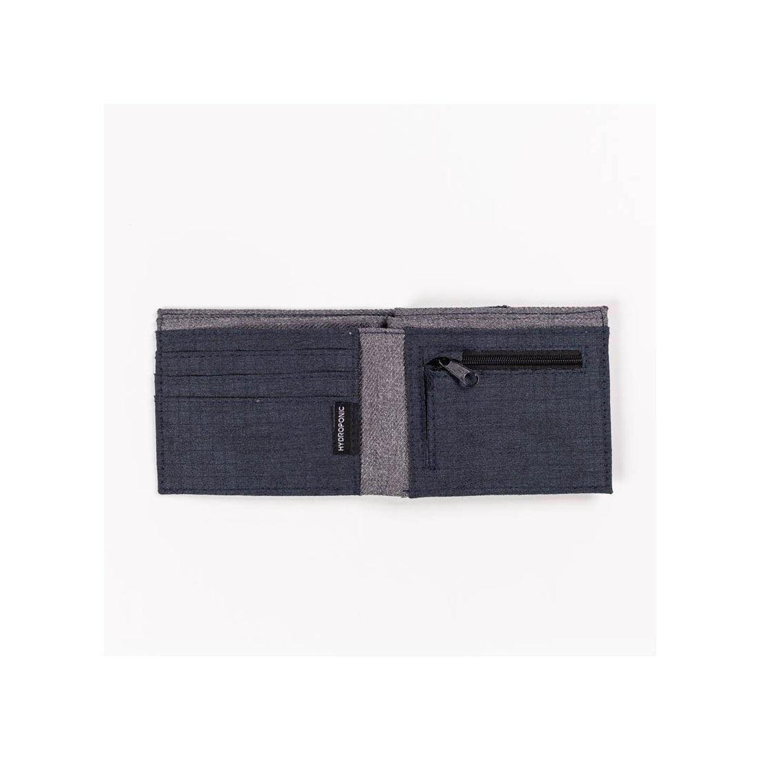 WALLET BG CANOGA PATCH BLACK RIPSTOP / BRUSHED GREY