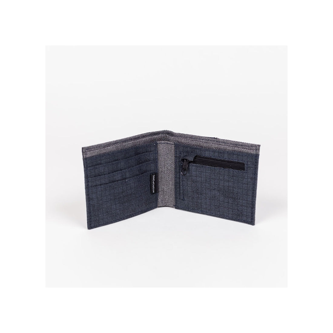 WALLET BG CANOGA PATCH BLACK RIPSTOP / BRUSHED GREY